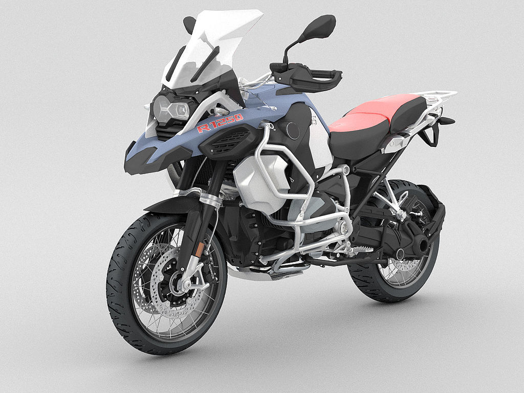 Motorcycle Adventure Enduro Turist 2021 3D model_3