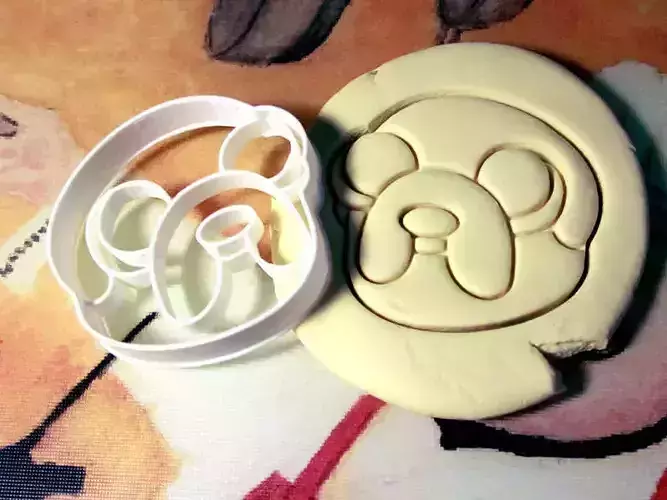 Adventure Time Jake Cookie Cutter 3D print model