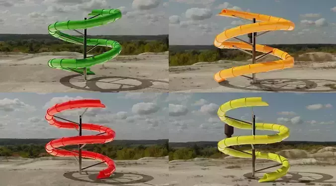 Water Slide 3D models 3D Model Collection