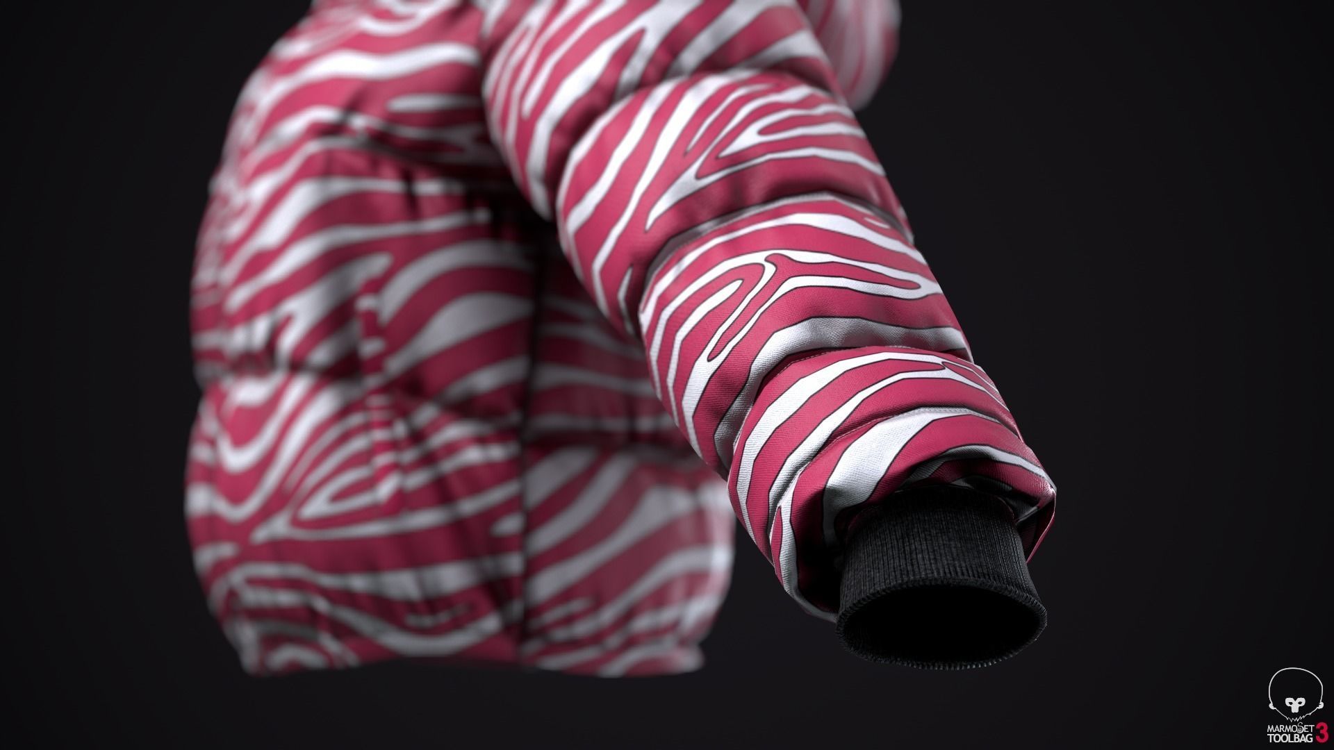 Winter jackets Low-poly 3D model_31