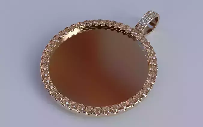 Microprong Picture Pendant - XLarge