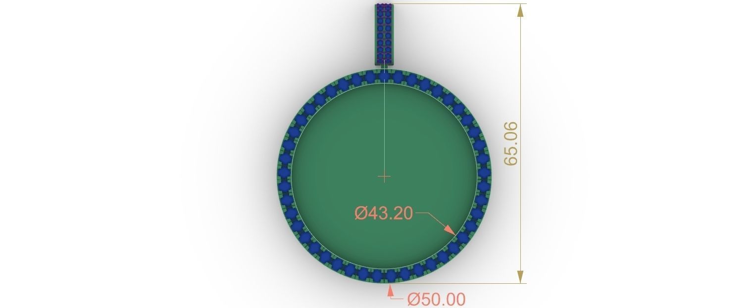 Microprong Picture Pendant - XLarge 3D print model_4