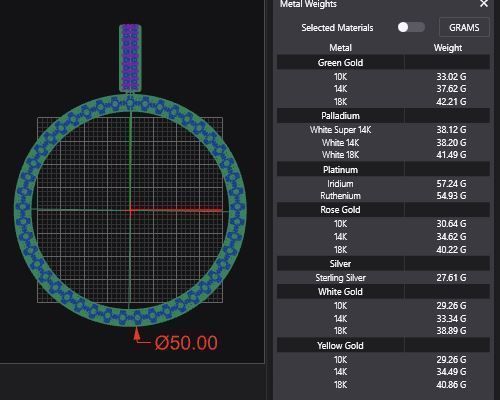 Microprong Picture Pendant - XLarge 3D print model_2