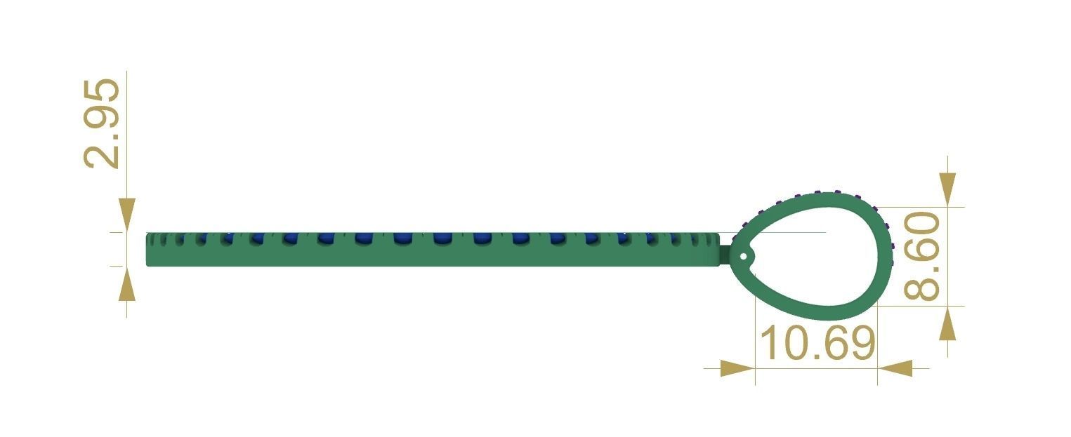 Microprong Picture Pendant - XLarge 3D print model_5