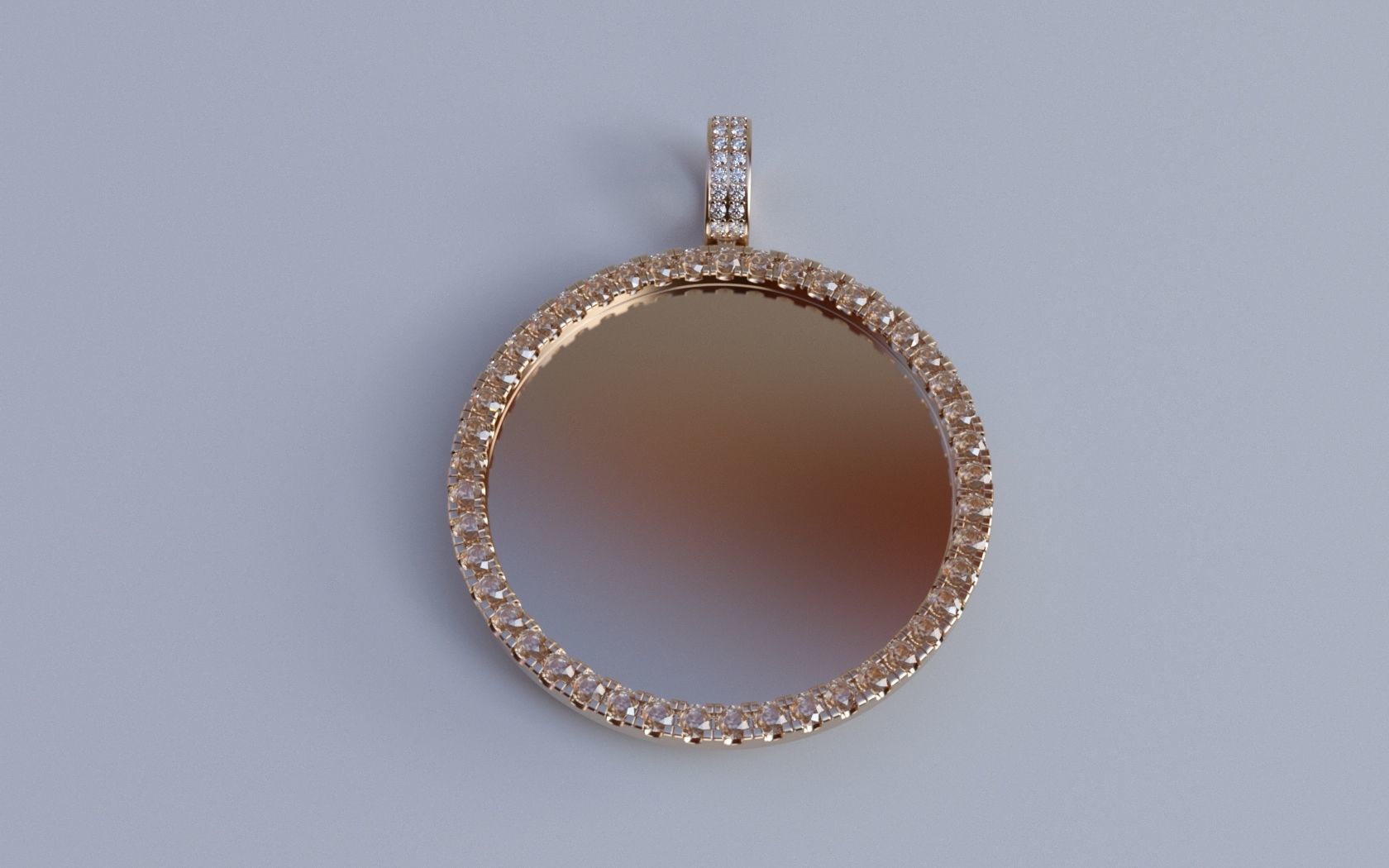 Microprong Picture Pendant - XLarge 3D print model_1