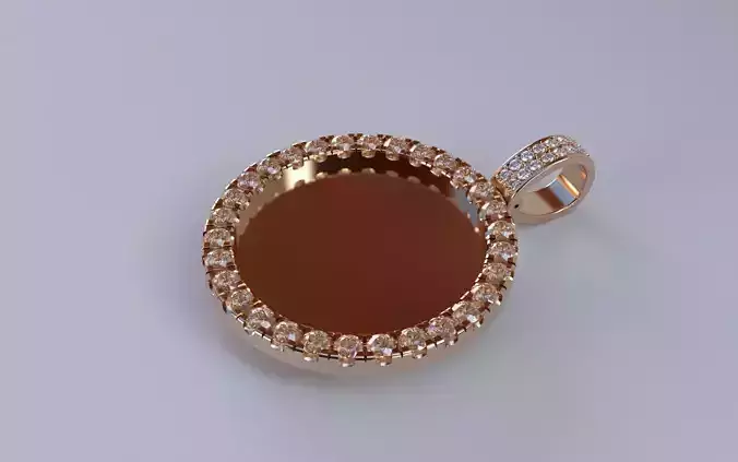 Microprong Picture Pendant - Small