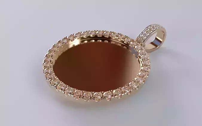 Microprong Picture Pendant - Medium