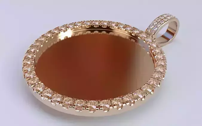 Microprong Picture Pendant - Large