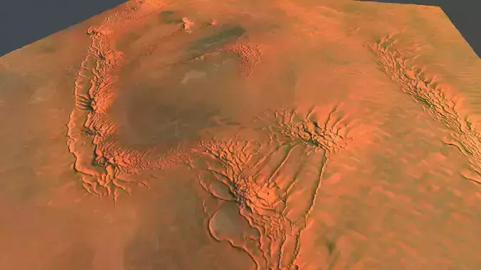 Desert landscape in Libiya 