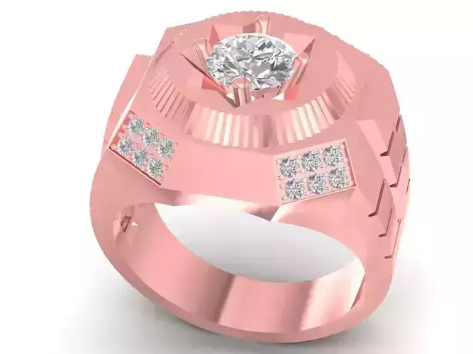 korea diamond men ring 2702