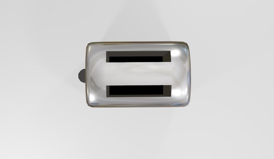 Toaster - Torradeira Low-poly 3D model_4