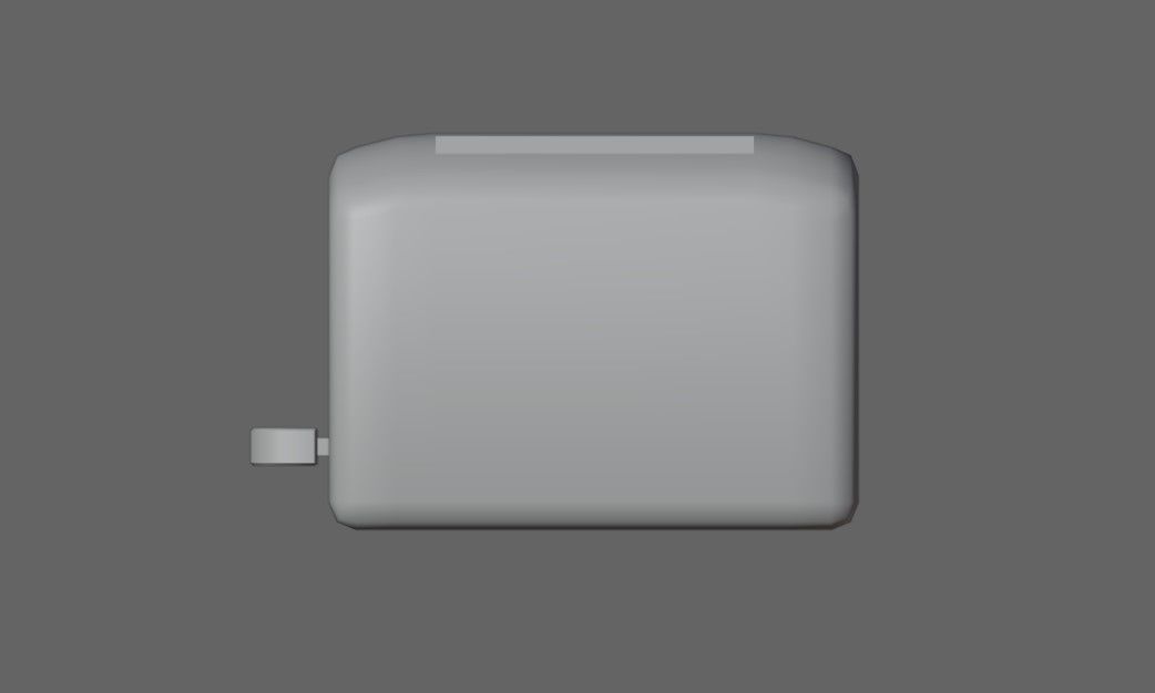 Toaster - Torradeira Low-poly 3D model_18
