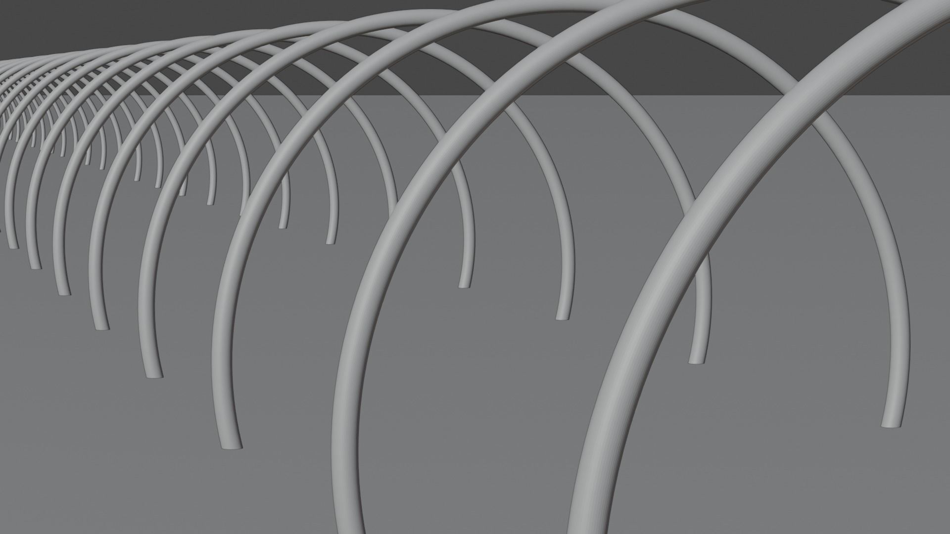 Neon tunnel model Low-poly 3D model_5