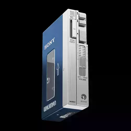 Walkman Sony TPS-12 3D model