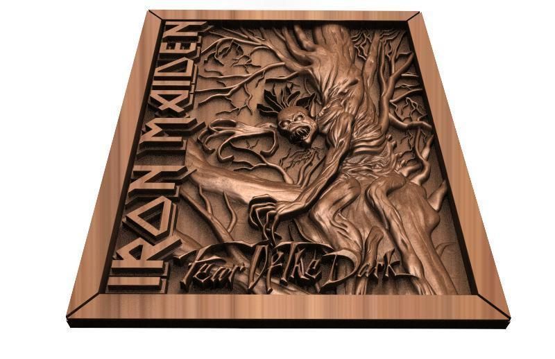 Iron maiden Eddie Fear of the dark CNC 3D print model_3