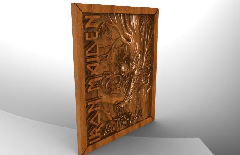 Iron maiden Eddie Fear of the dark CNC 3D print model_5