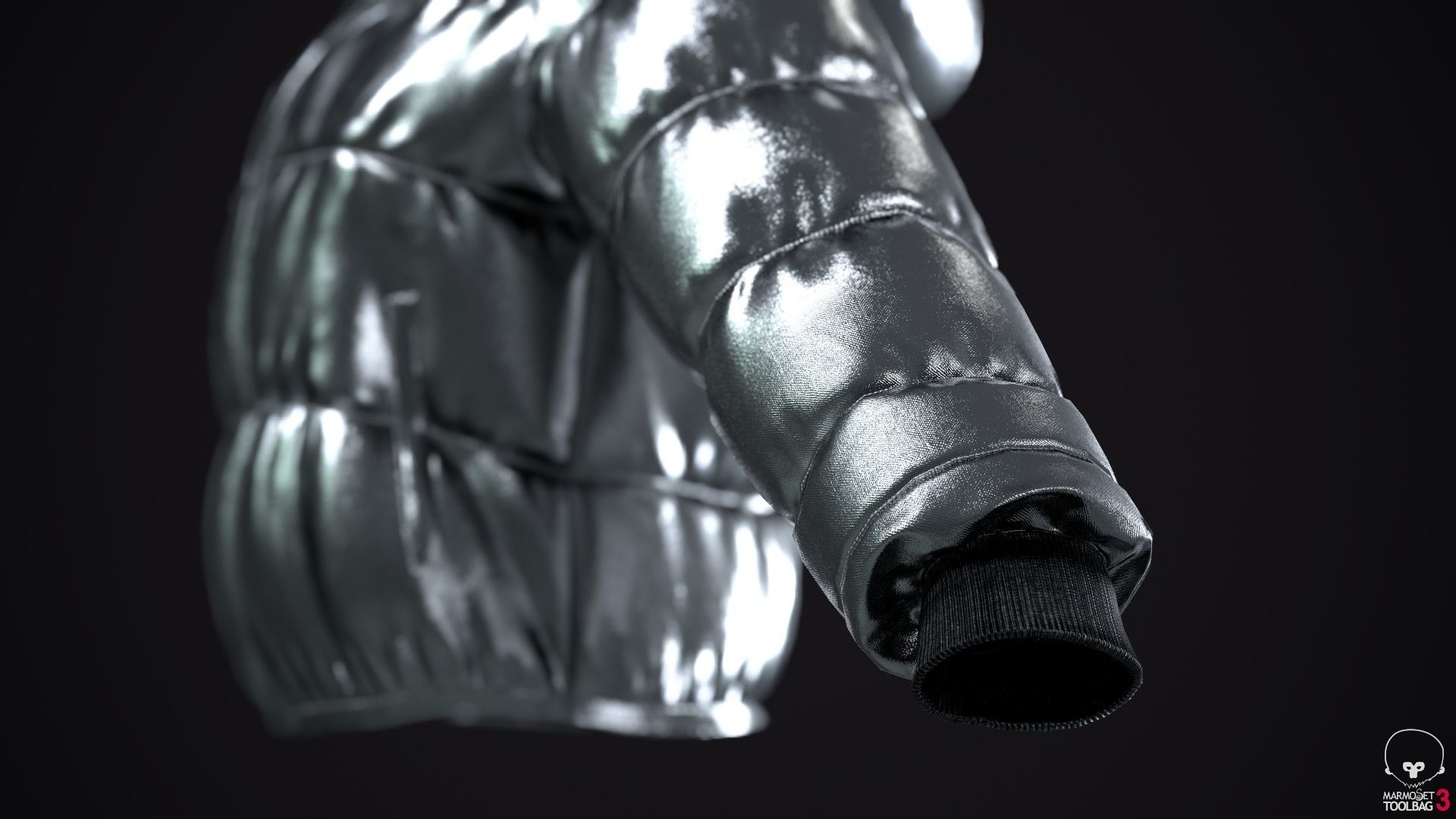 Gold and silver jackets Low-poly 3D model_31