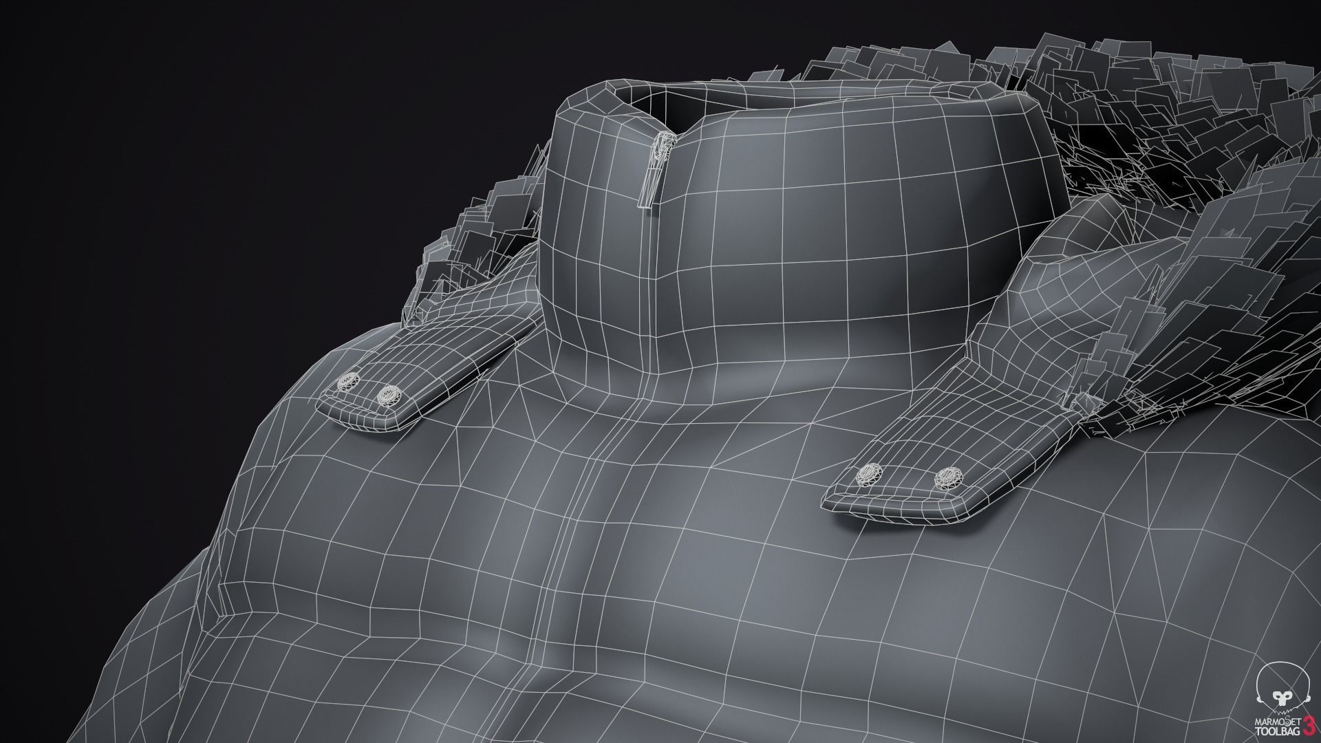 Gold and silver jackets Low-poly 3D model_41