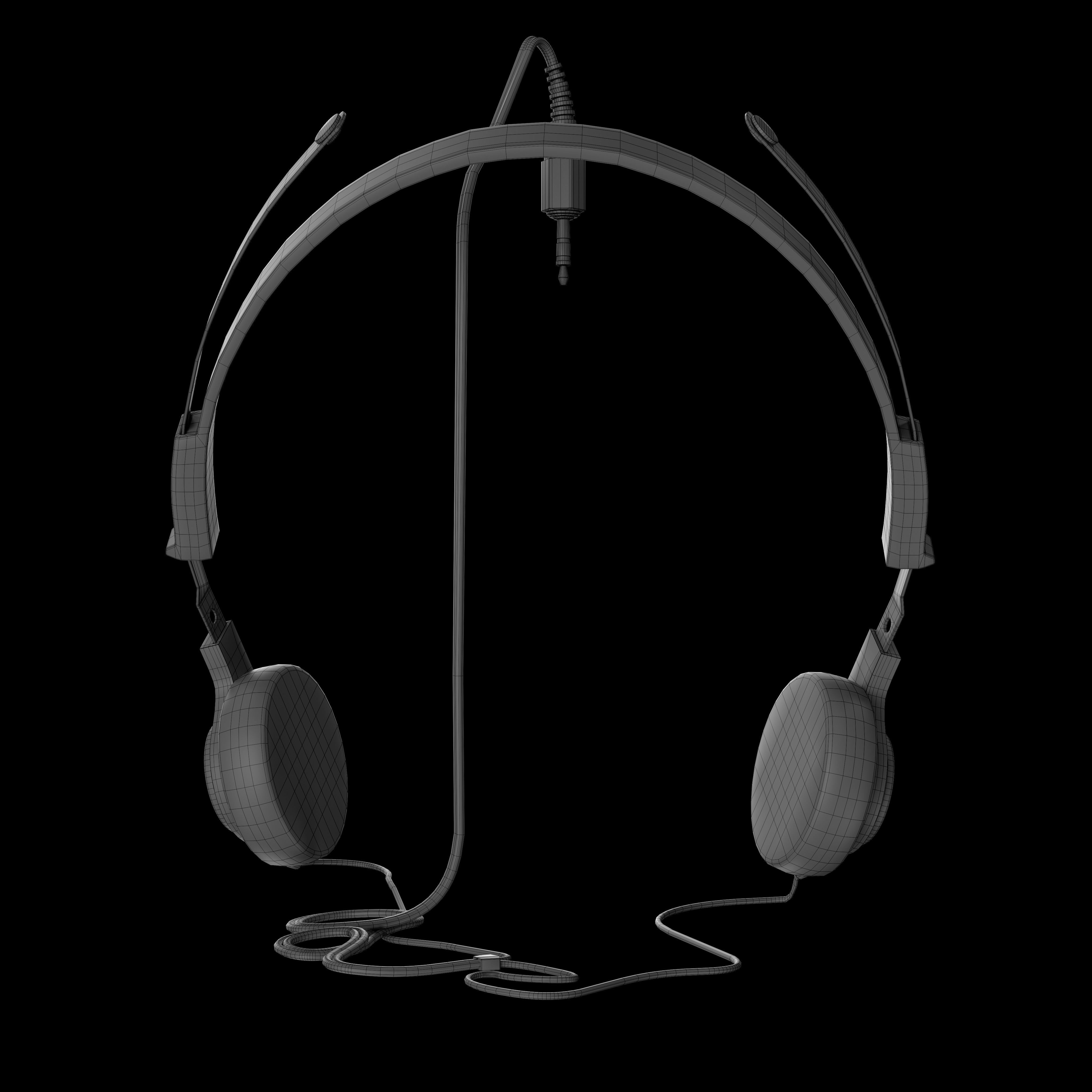 Sony Headphone 3D model_8