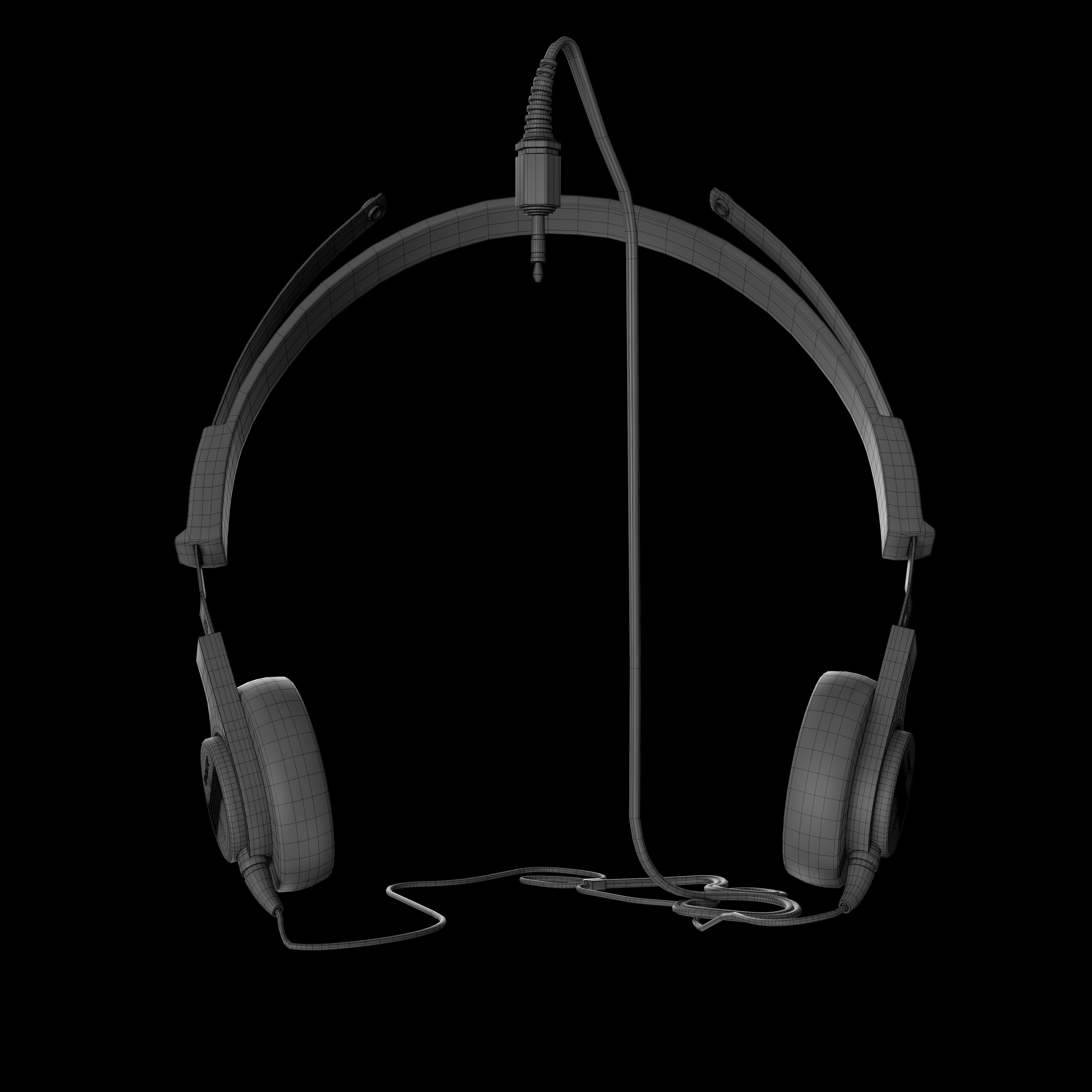 Sony Headphone 3D model_5