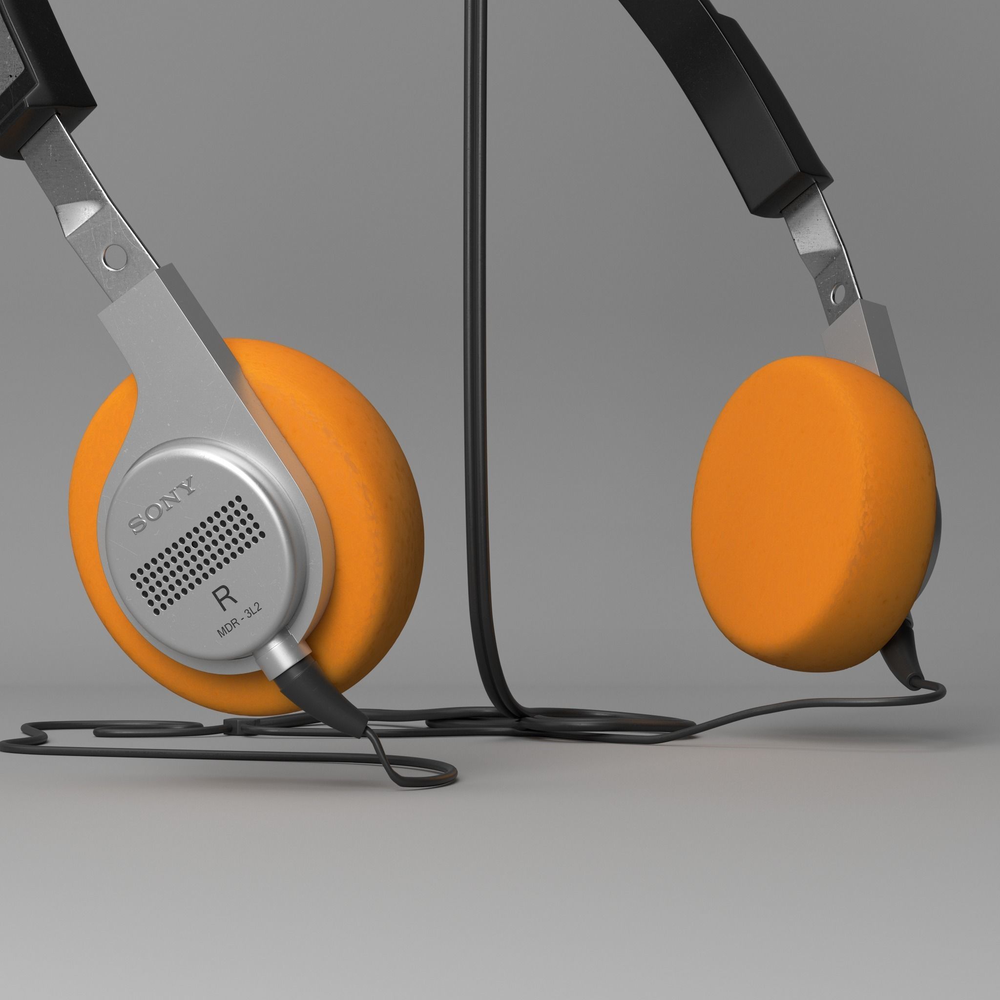 Sony Headphone 3D model_1