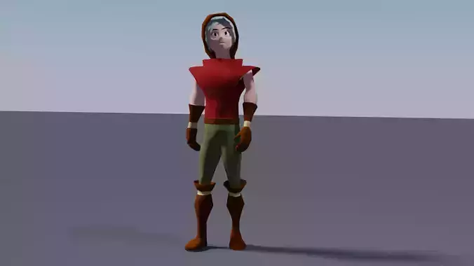 Anime Style Male Character