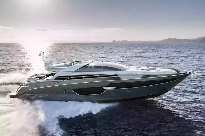 Riva 88 Domino Yacht - Render and 3D print 3D model