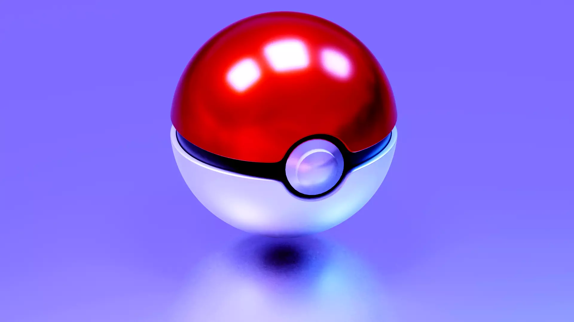 Pokeball pokemon egg 3D model_0