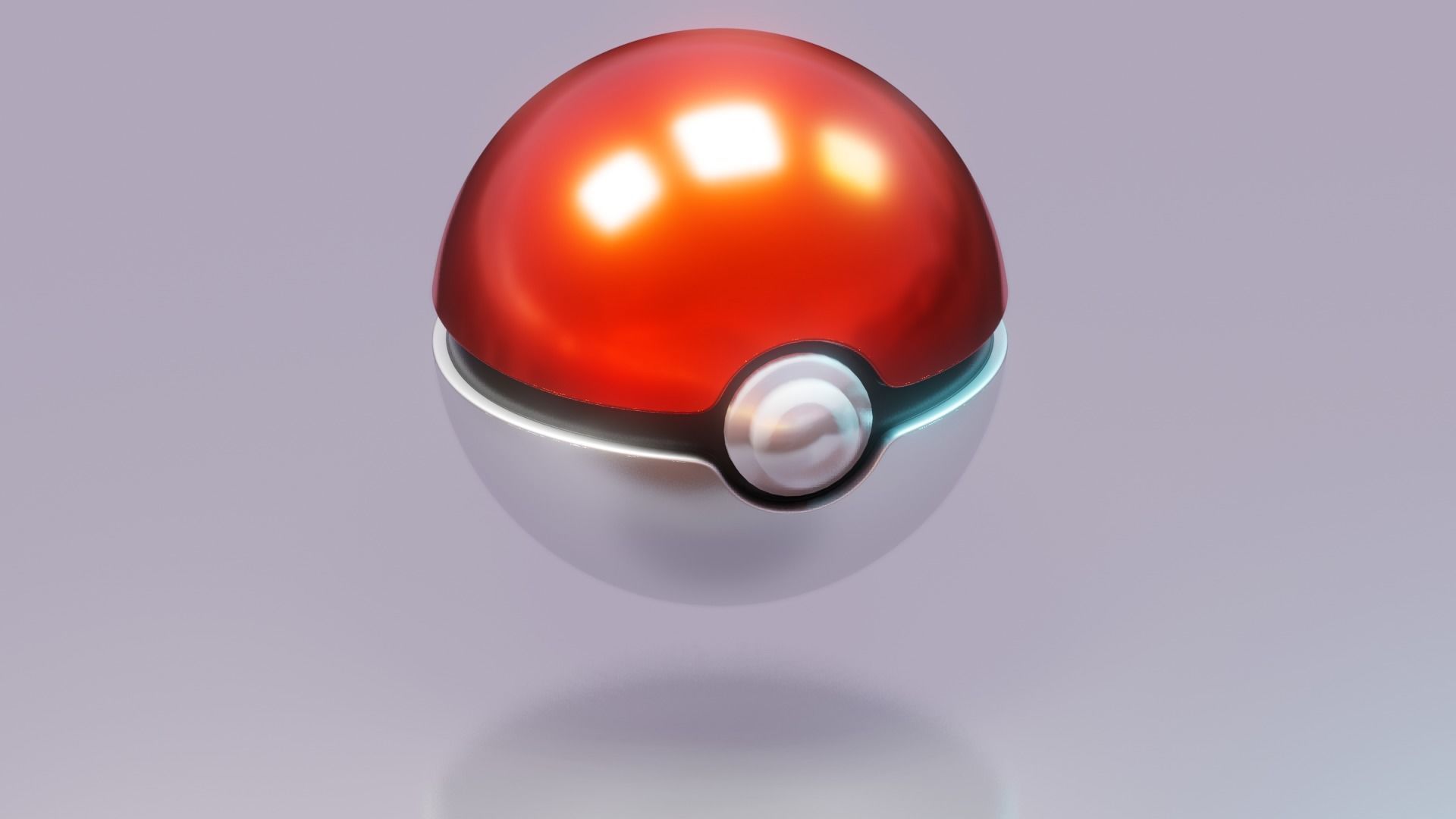Pokeball pokemon egg 3D model_4
