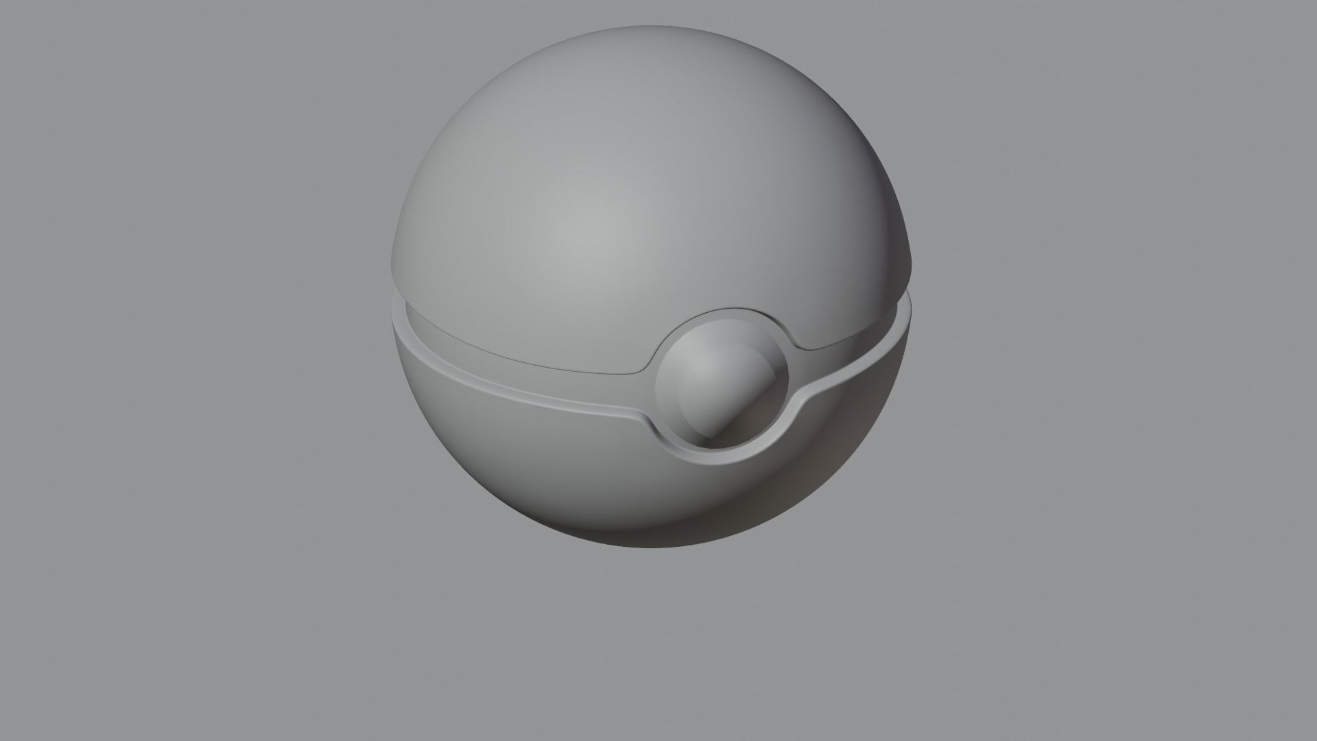 Pokeball pokemon egg 3D model_1