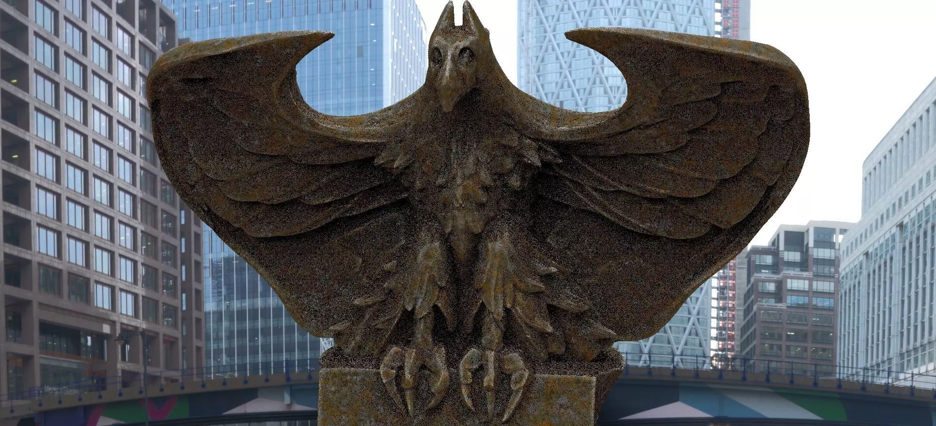 Gotham city Eagle 3D model_0