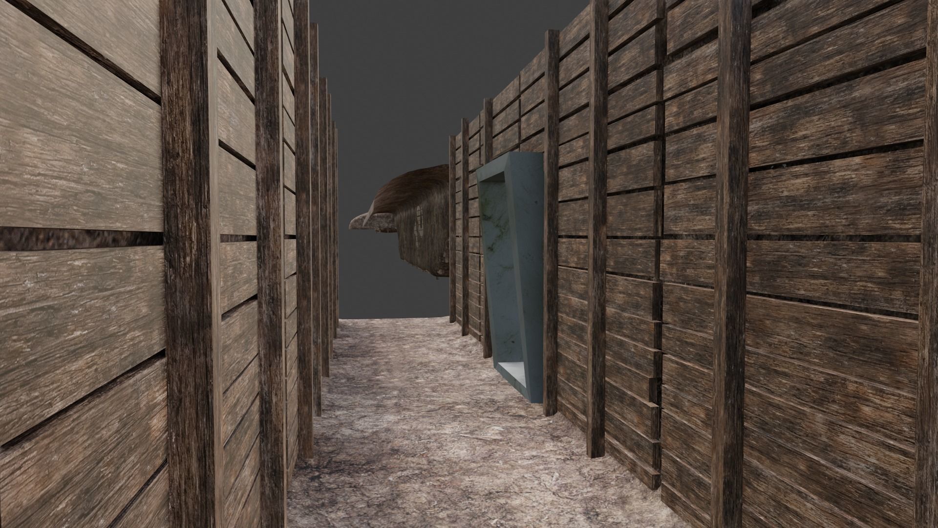 ww2 trench and bunker pack 3D model_16
