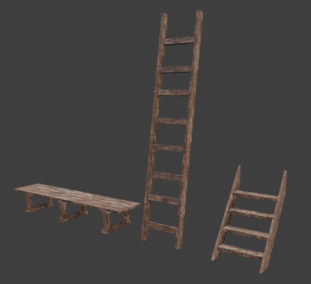 ww2 trench and bunker pack 3D model_55