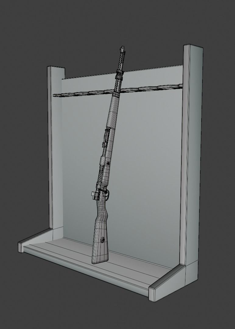 ww2 trench and bunker pack 3D model_33