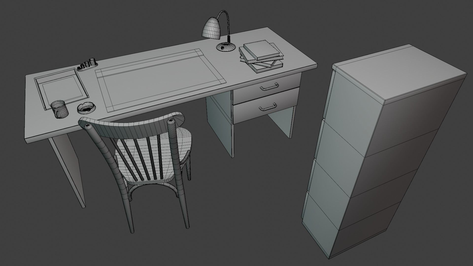 ww2 trench and bunker pack 3D model_35