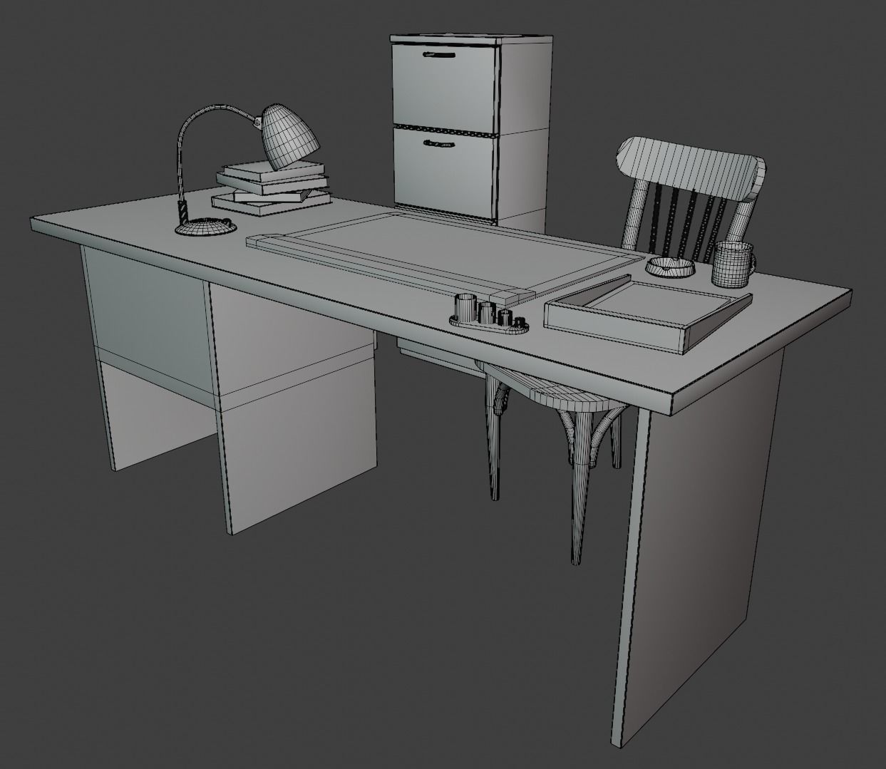 ww2 trench and bunker pack 3D model_32