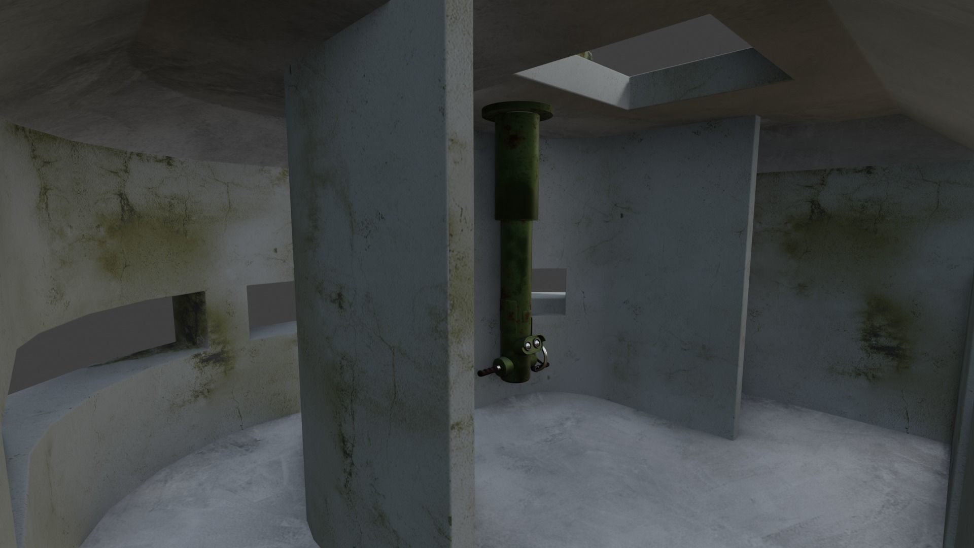 ww2 trench and bunker pack 3D model_51