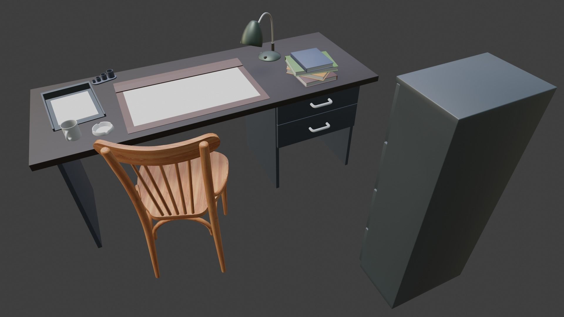 ww2 trench and bunker pack 3D model_30