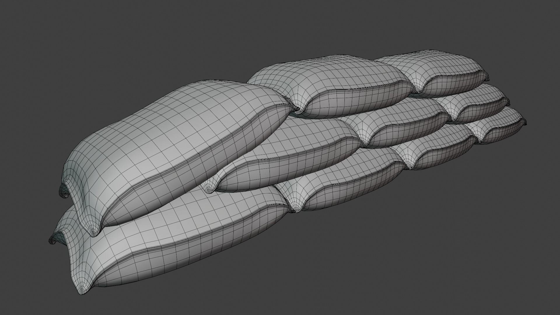 ww2 trench and bunker pack 3D model_45