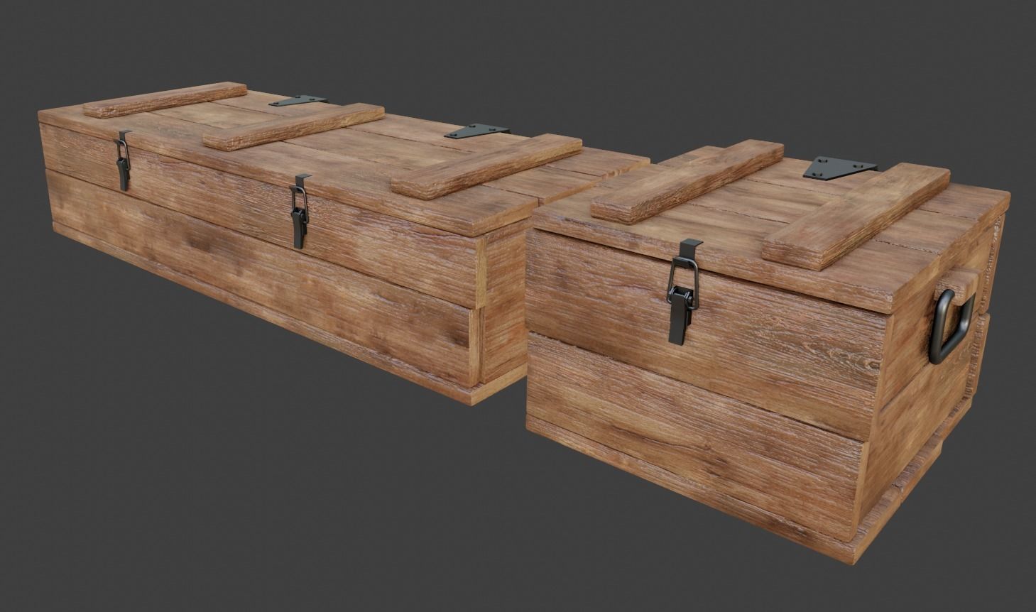 ww2 trench and bunker pack 3D model_18