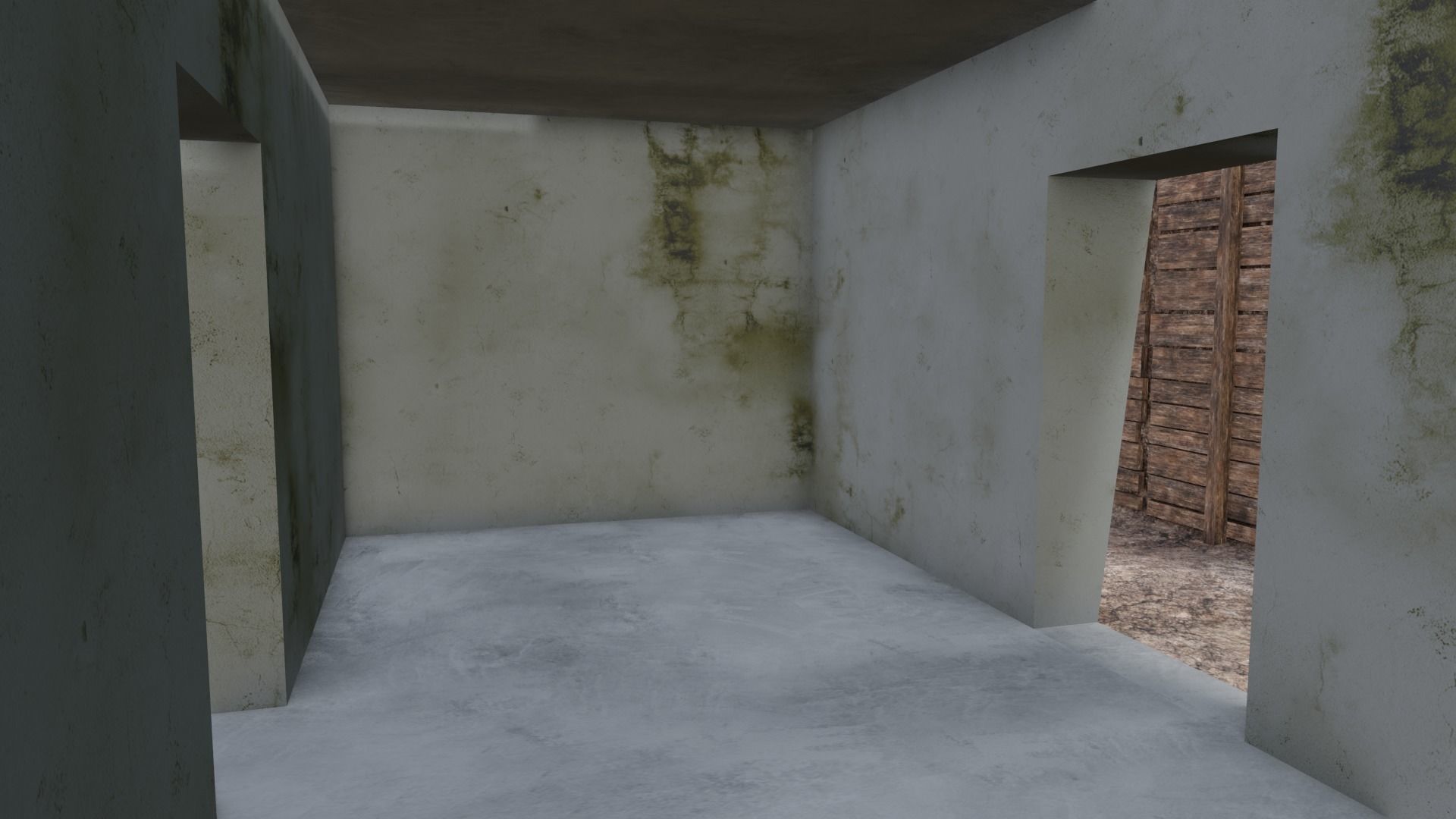 ww2 trench and bunker pack 3D model_53