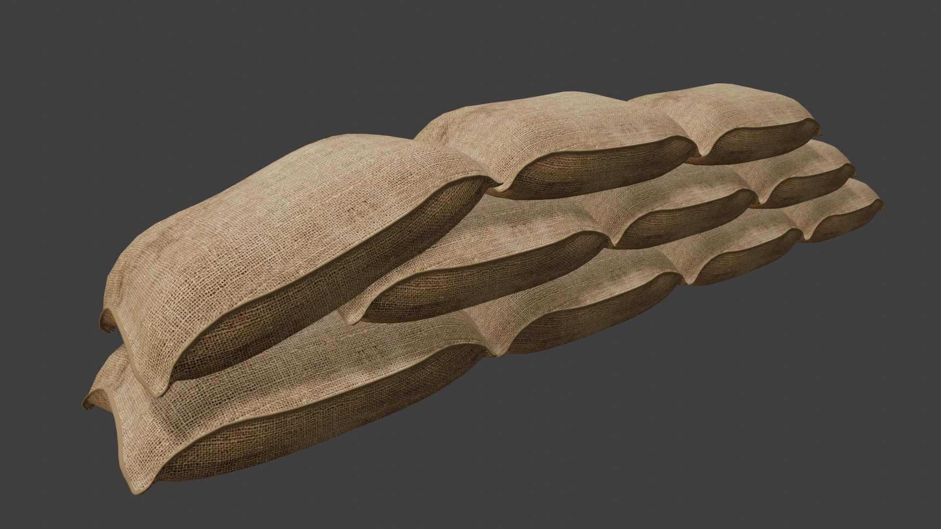 ww2 trench and bunker pack 3D model_44