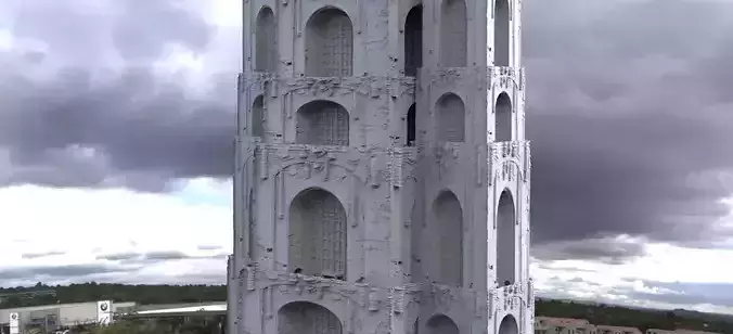 Arena tower Gatehouse  with fortification