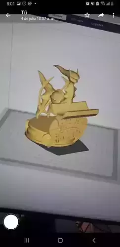 Pokemon Legends Arceus cellphone  holder 3D print model