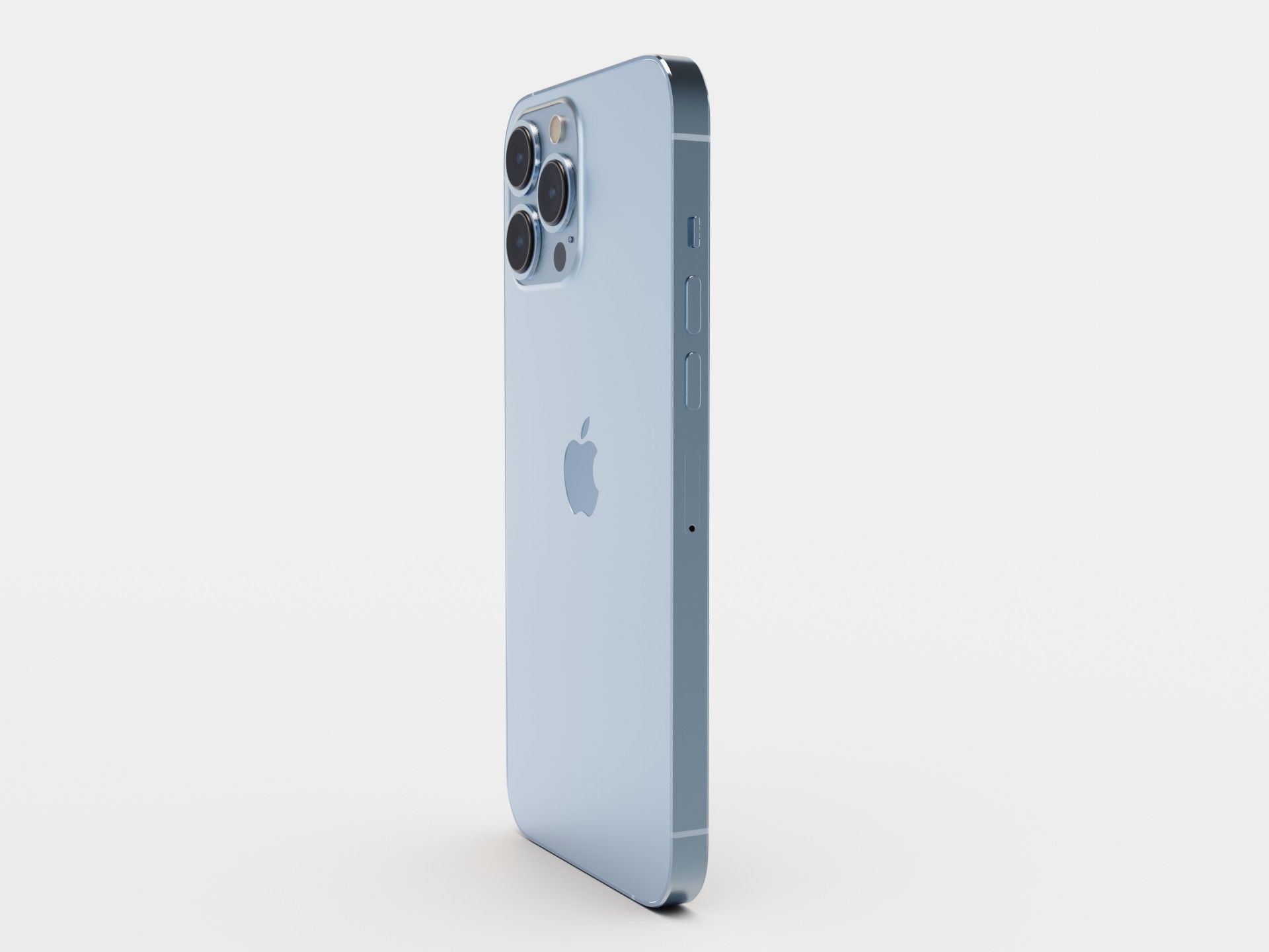  iPhone 13 Pro Max sierra blue 3D model_2