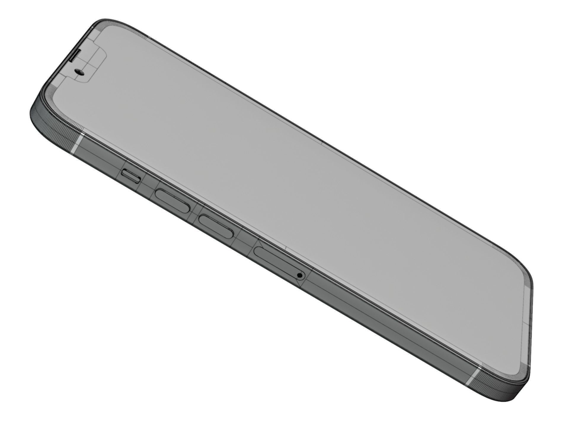  iPhone 13 Pro Max sierra blue 3D model_39