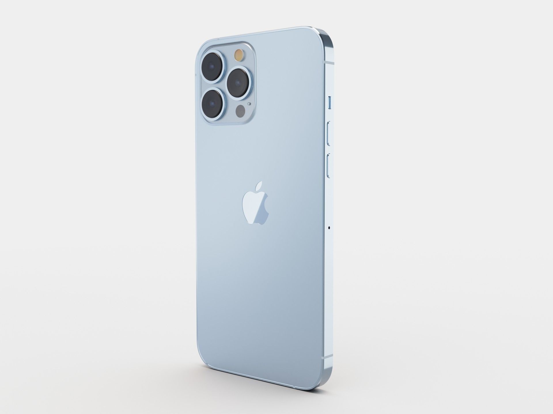  iPhone 13 Pro Max sierra blue 3D model_4