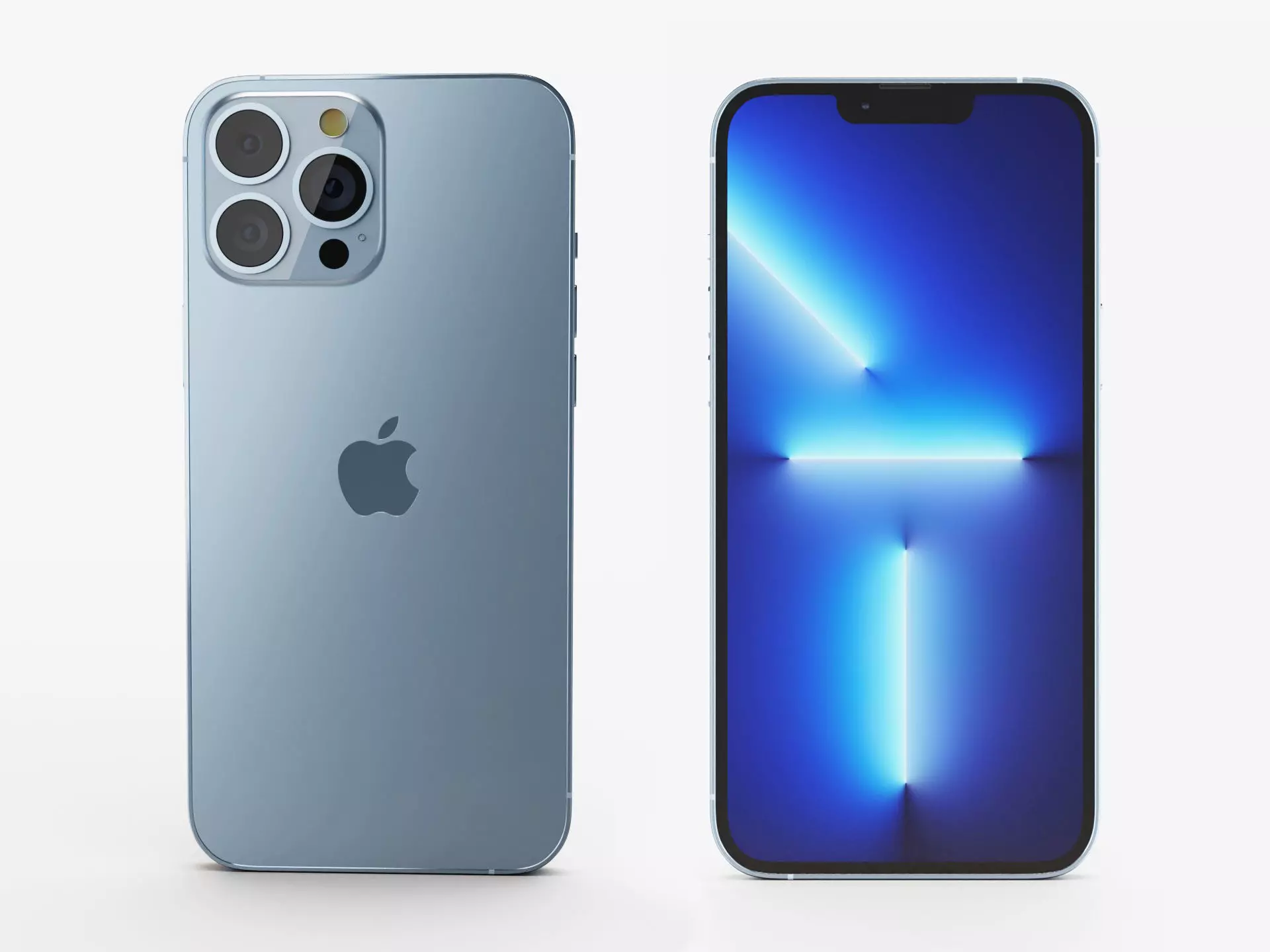  iPhone 13 Pro Max sierra blue 3D model_0