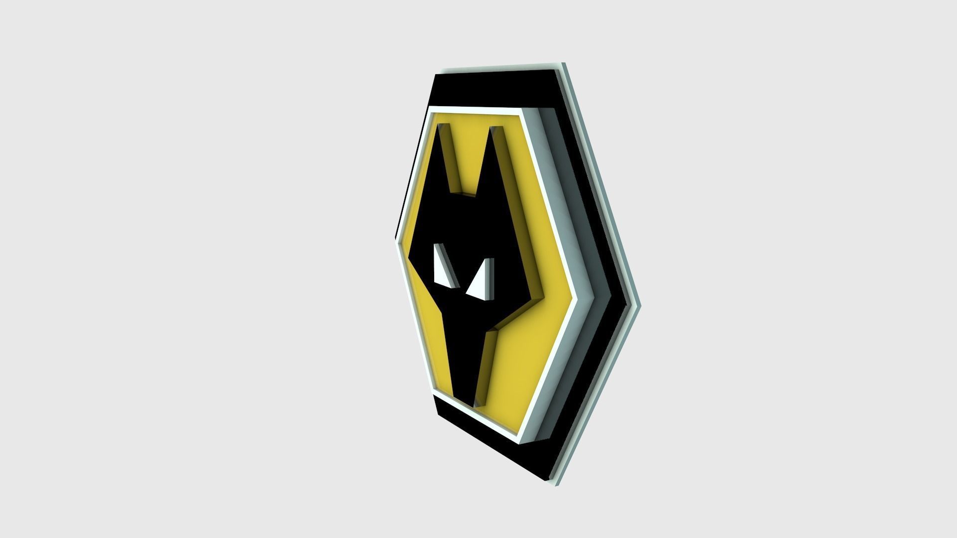 Wolverhampton Logo 3D model_2