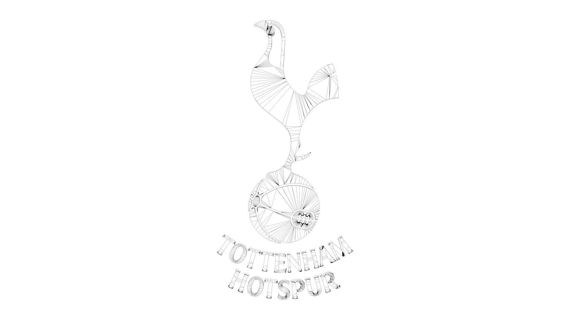 Tottenham Logo 3D model_6